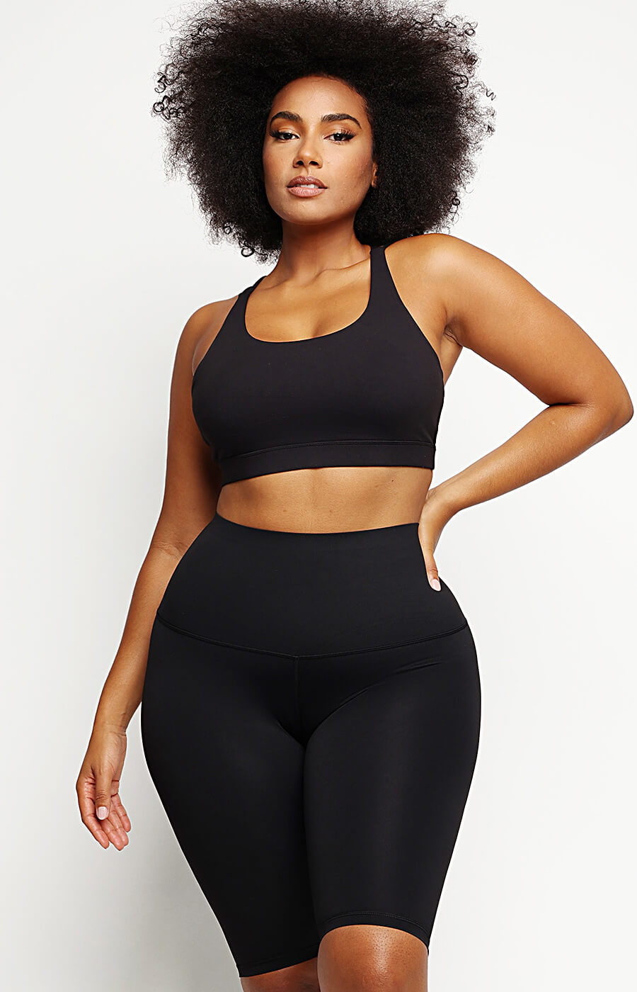 Seamless Half Zip Set